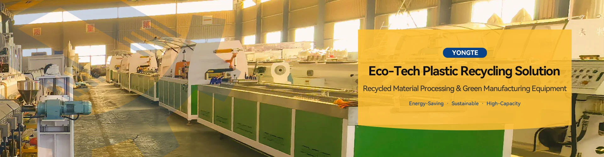 Kunststof recyclingmachine