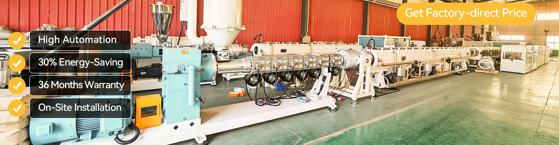 PE-buisproductielijn