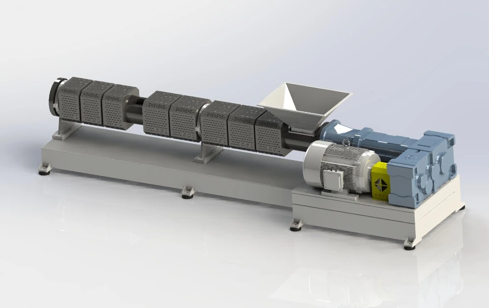 Bestelling voor kunststofrecyclingextruder met dubbele schroef voor klant in Afrika