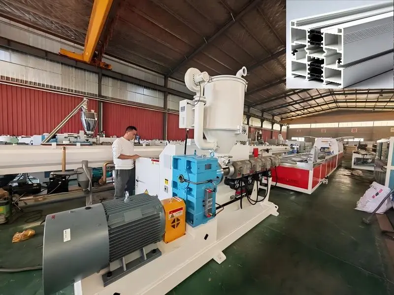 ABS raamdeurprofielmachine