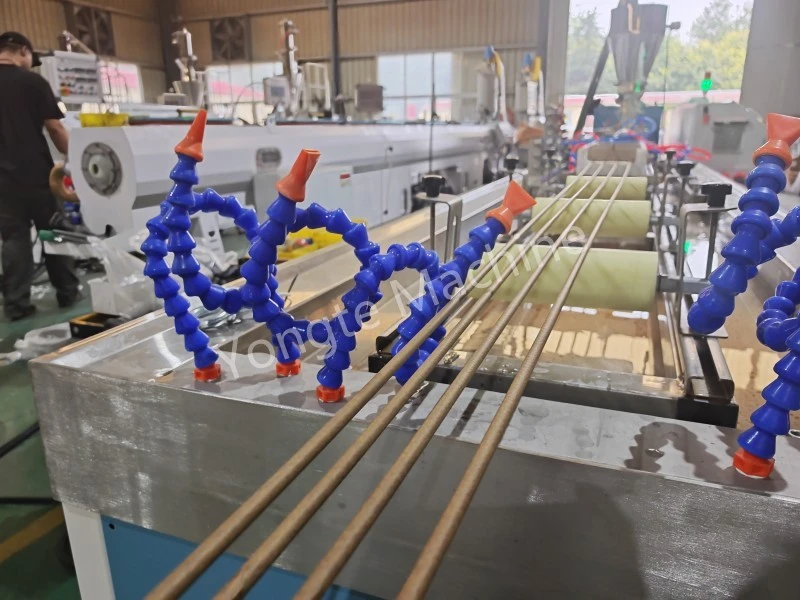 China WPC Pipe Making Machine met vier holtes