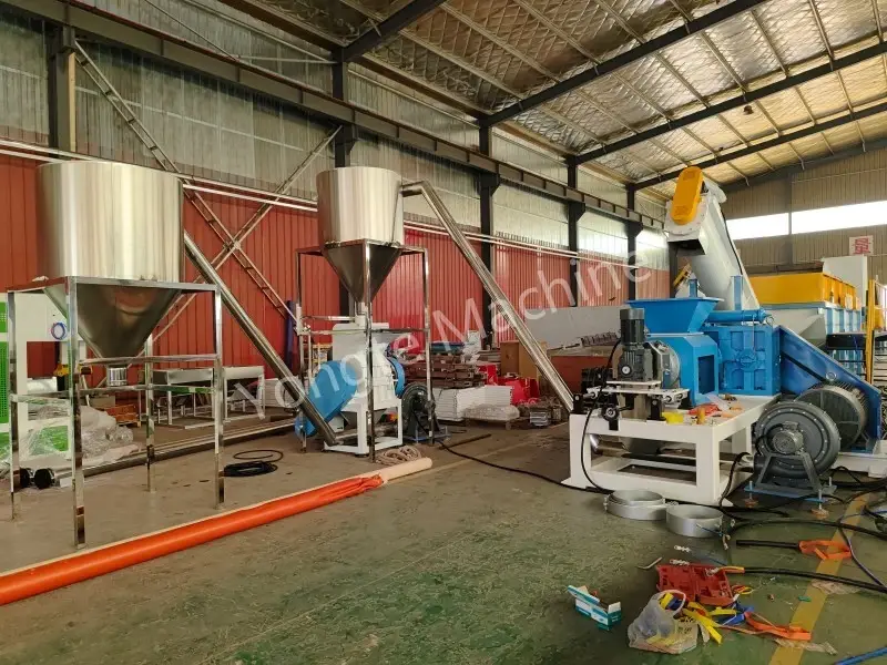 India Recyclingmachine voor plastic afval